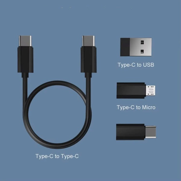 Kit d’adaptateurs 3-en-1 — Boîtier voyage (Lightning / USB-C / Micro-USB) 🔌✨